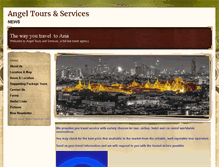Tablet Screenshot of angeltours.com